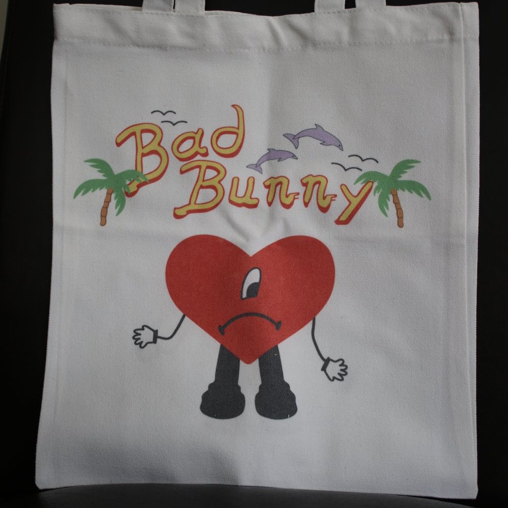 *Free gift with purchase!* Bad Bunny Tote Bag - Picture 2 of 2